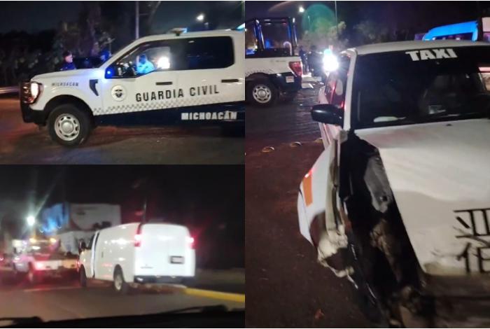 Patrulla de la SSP y taxi chocan en Tenencia Morelos; otra camioneta se accidenta en La Quemada
