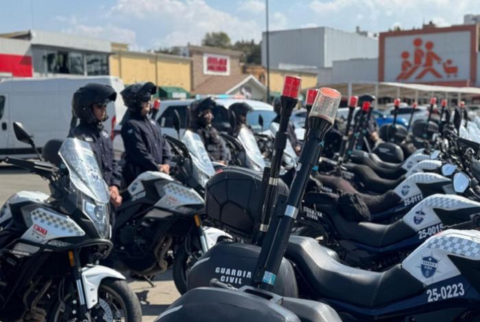 Patrulla en Morelia nuevo grupo motorizado de la SSP usan mapas de calor, tienen condición física y capacidad operativa