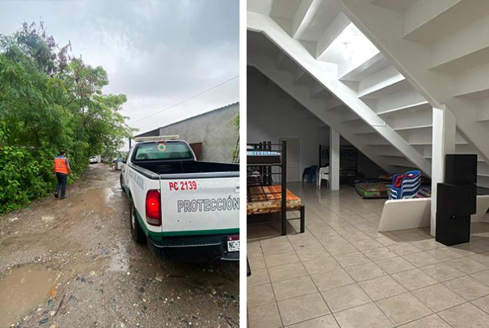 PC Estatal activa refugios y refuerza vigilancia por tormenta tropical Raymond