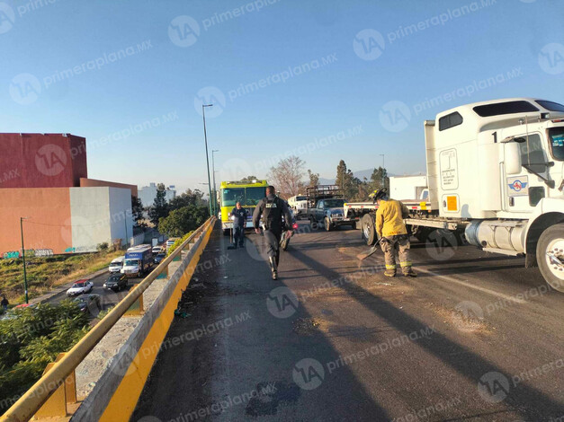 Periférico accidentado; se registran tres percances este martes