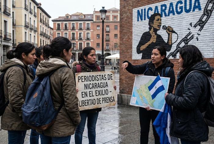 Periodistas nicaragüenses en el exilio son víctimas de odio digital, denuncia estudio