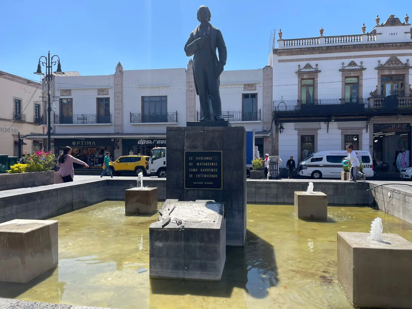 Persiste el robo de placas en monumentos del Centro Histórico de Morelia