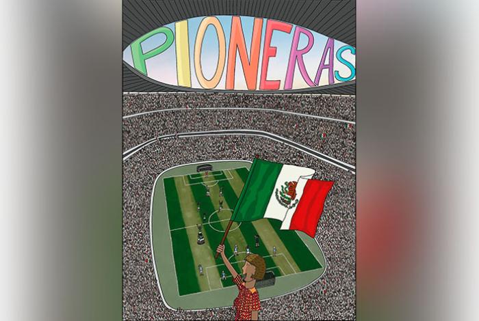 ‘Pioneras’, el cómic de las mujeres que revolucionaron la historia del futbol en México