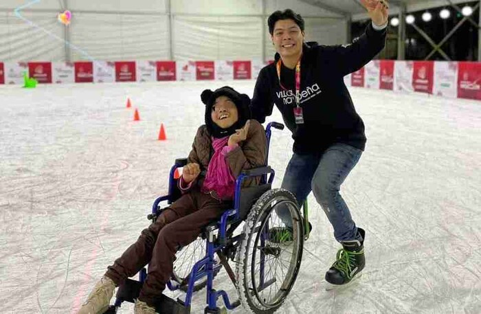 Pista de hielo de Ceconexpo, un espacio inclusivo