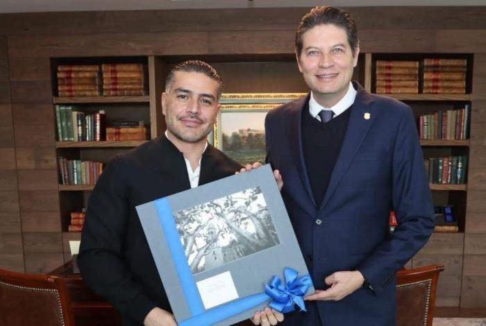 Plantea Alfonso a Harfuch propuesta para fortalecer a las policías municipales