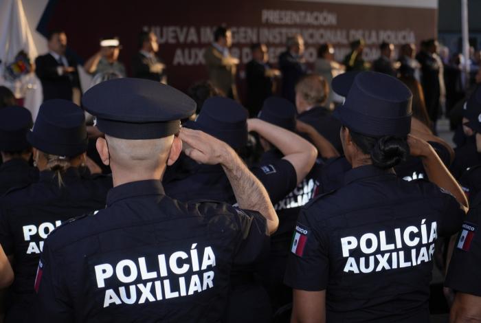 Policía Auxiliar condena maltrato animal por uno de sus elementos