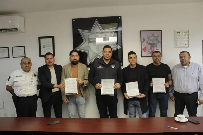 Policía Auxiliar y Empresarios fortalecen seguridad en Morelia