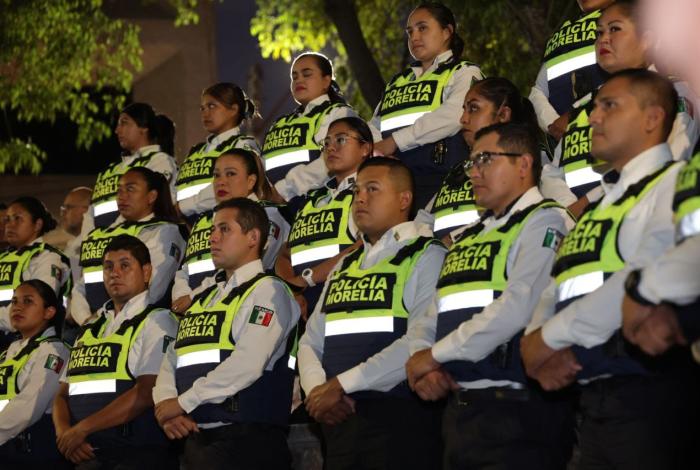 Policía de Morelia va por crecimiento de estado de fuerza 
