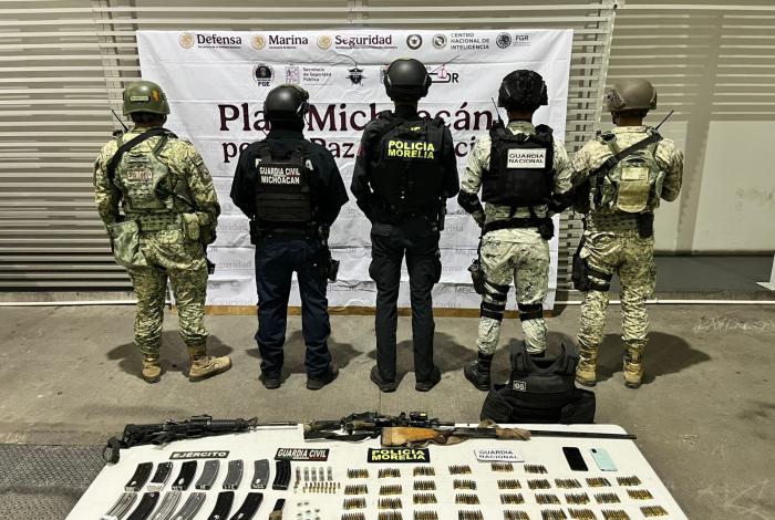 Policía Morelia brinda apoyo operativo a SEDENA y Guardia Civil tras agresión armada en Tarimbaro