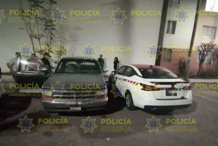 Policía Morelia detiene a dos personas por intento de homicidio en el Fraccionamiento El Vergel