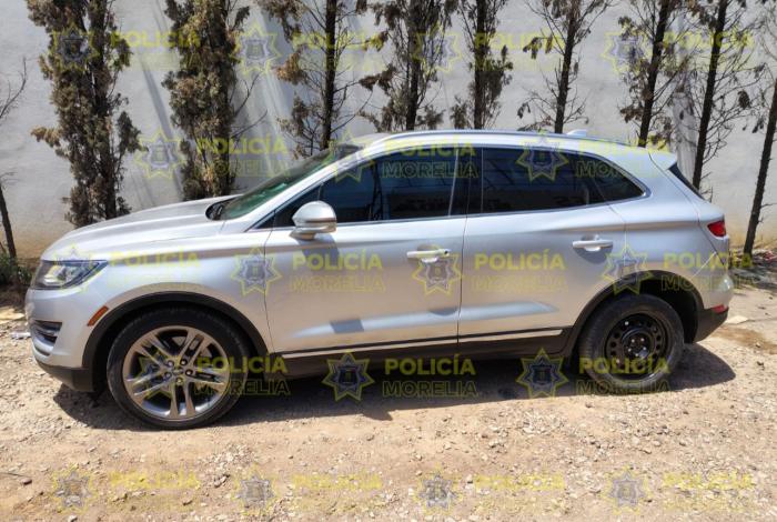 Policía Morelia recupera camioneta con reporte de robo en la colonia Ampliación La Soledad