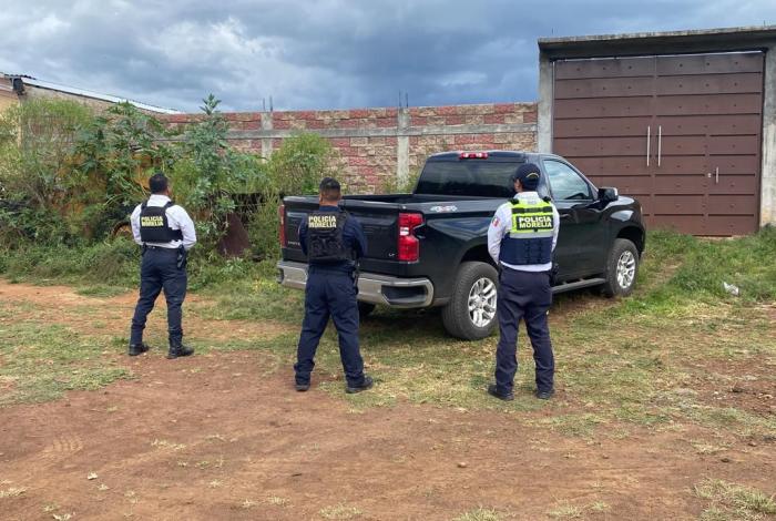 Policía Morelia recupera vehículo robado en Capula