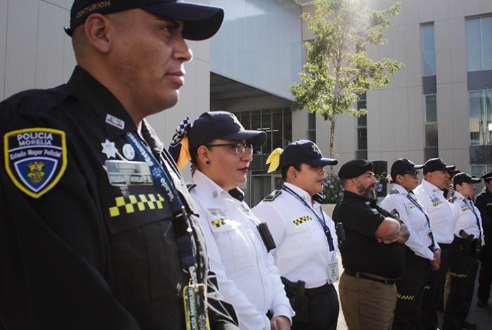 Policía Morelia vigila calles, colonias y puntos estratégicos para proteger a la ciudadanía