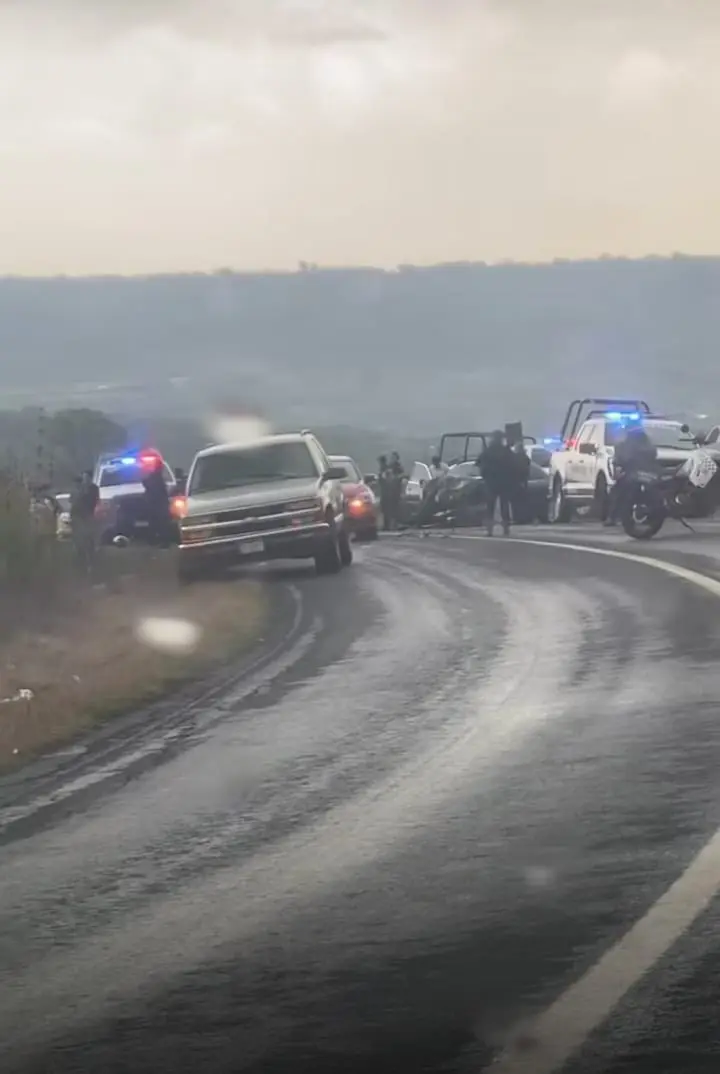 Por accidente sin paso en la carretera a Capula