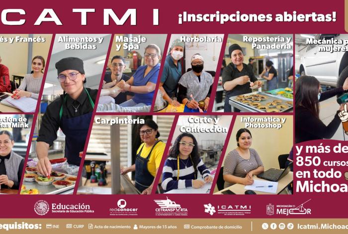 Por iniciar, más de 850 cursos en el Icatmi