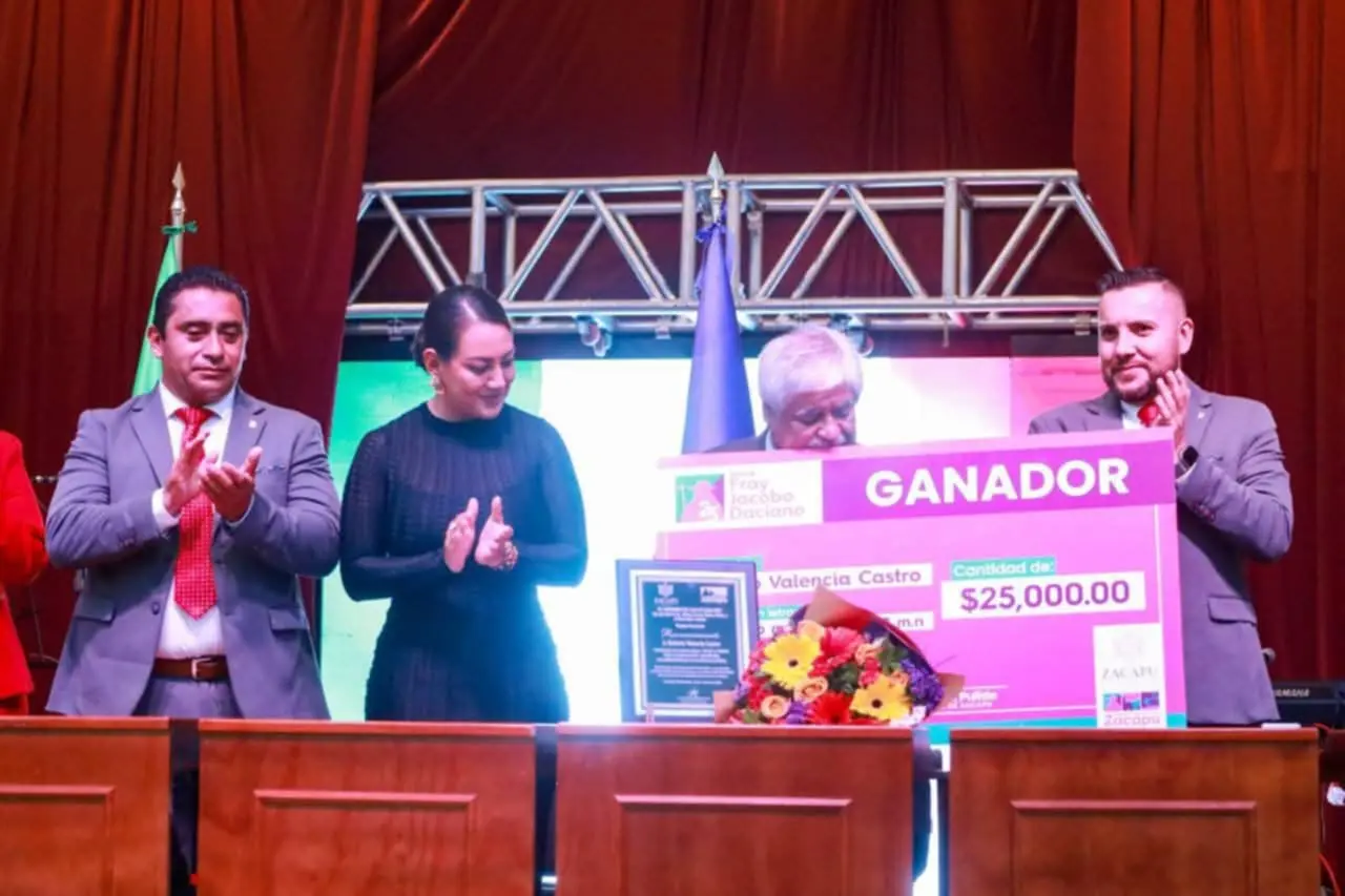 Por primera vez, el pueblo de Zacapu eligió al galardonado con la Presea Fray Jacobo Daciano