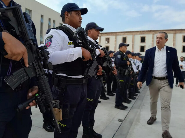 Por salud mental en Policía Morelia, retiran armas a uniformados