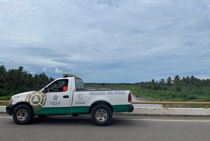 Por tormenta Raymond, Conagua mantiene monitoreo en 7 municipios michoacanos