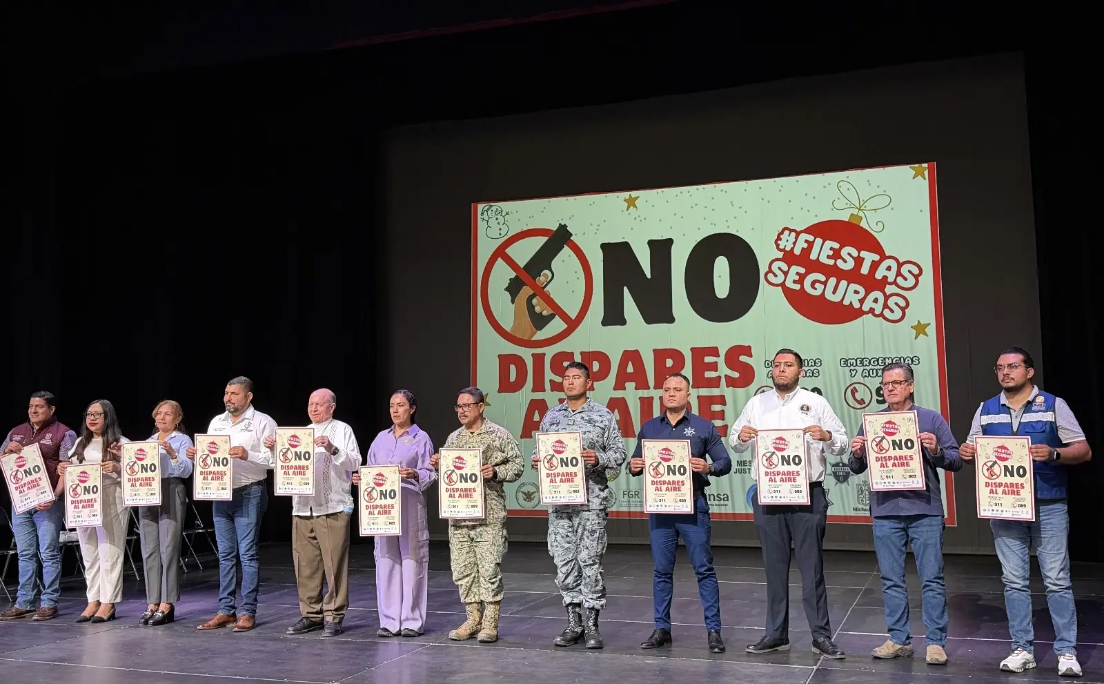 Por unas fiestas seguras: inicia en Apatzingán la campaña “No dispares al aire”