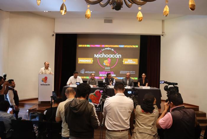 Postula tus experiencias favoritas en los premios “Lo Mejor de Michoacán 2025”: Sectur