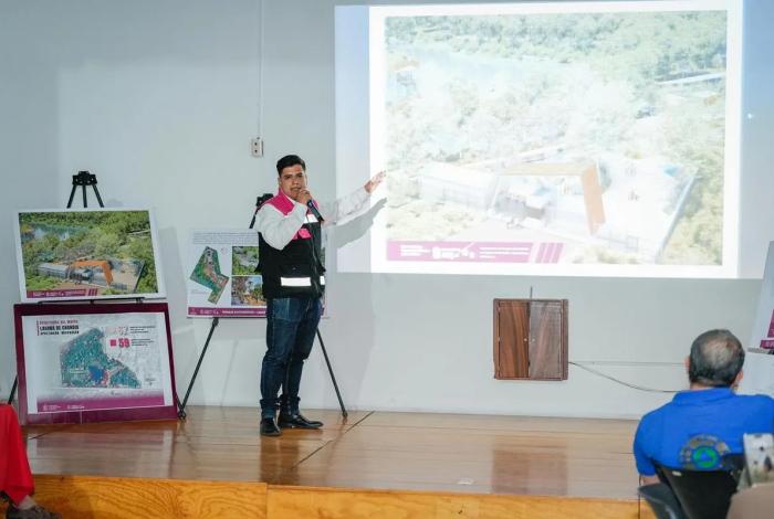 Presenta Gladyz Butanda proyecto para el Parque Ecoturístico Laguna de Chandio