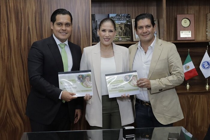 Presentan Ernesto Núñez y Christian Jaramillo tercer y último informe legislativo