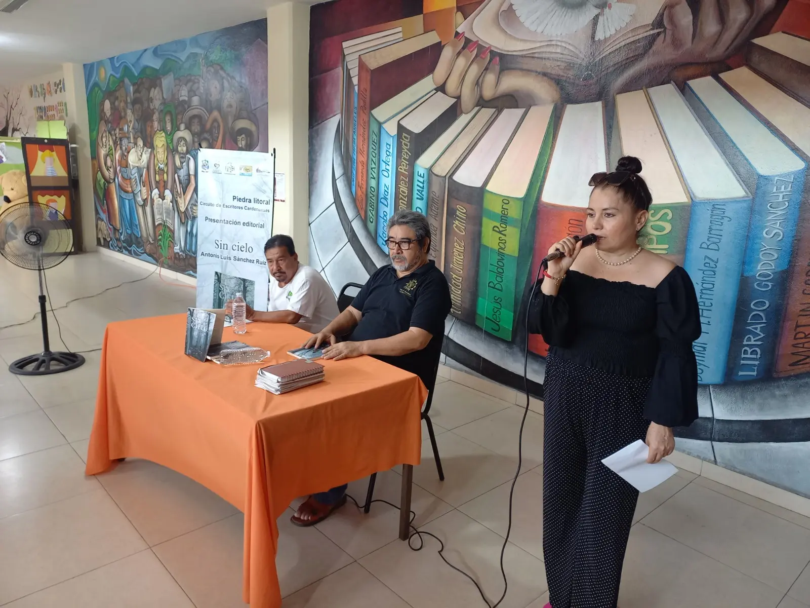 Presentan Novela “Sin Cielo” de Antonio Luis Sánchez Ruiz en la Biblioteca Pública “Álvaro Obregón”