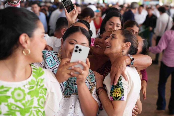 PRESIDENTA CLAUDIA SHEINBAUM CELEBRA PRIMER ANIVERSARIO DEL TREN MAYA E INAUGURA LOS TRAMOS 6 Y 7