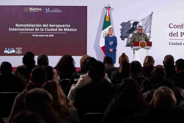 PRESIDENTA CLAUDIA SHEINBAUM ANUNCIA REMODELACIÓN DEL AEROPUERTO INTERNACIONAL DE LA CIUDAD DE MÉXICO