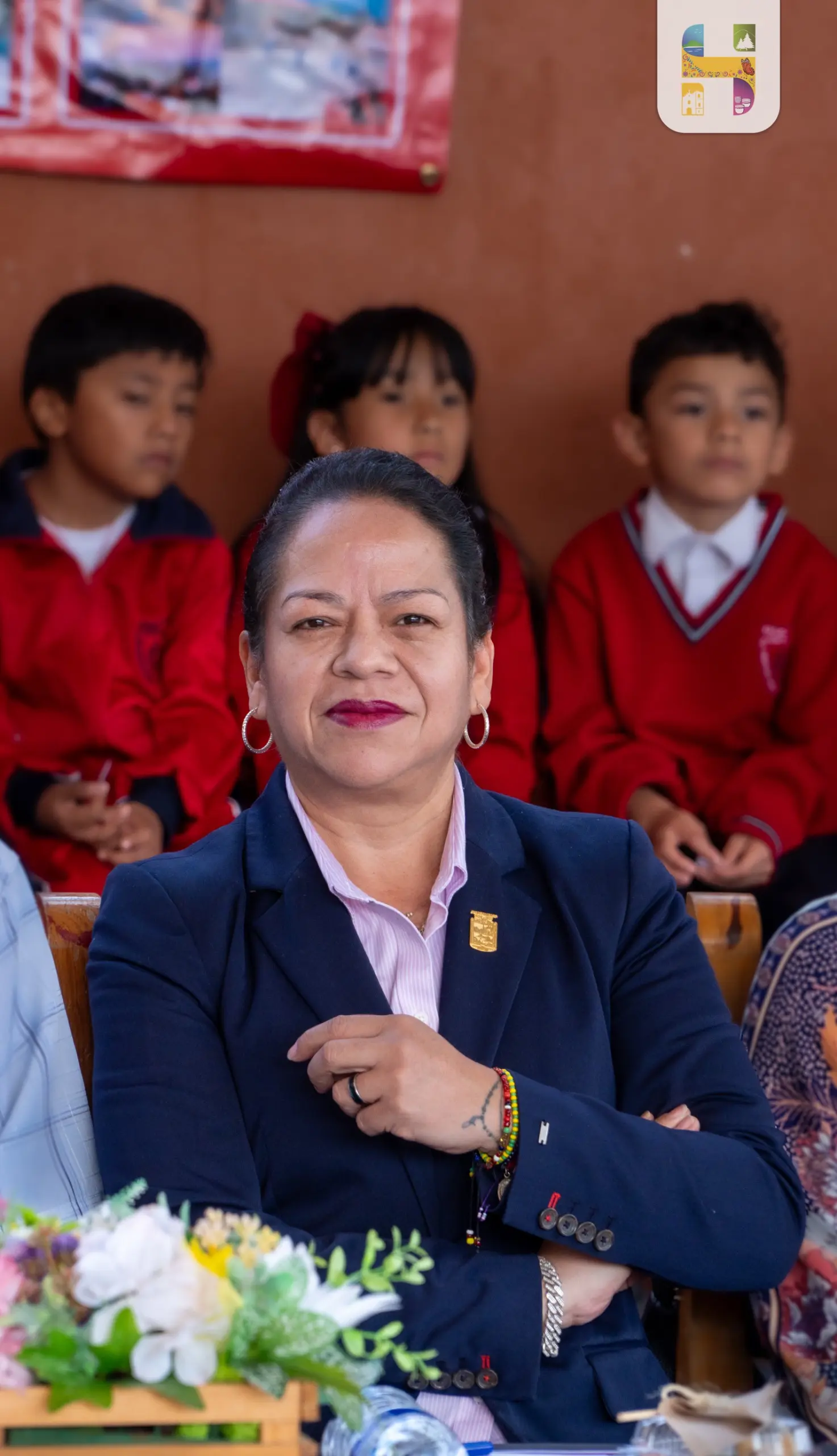 Presidenta Municipal Jeovana Alcántar da banderazo a la construcción de sanitarios en la Escuela Primaria Quetzalcóatl