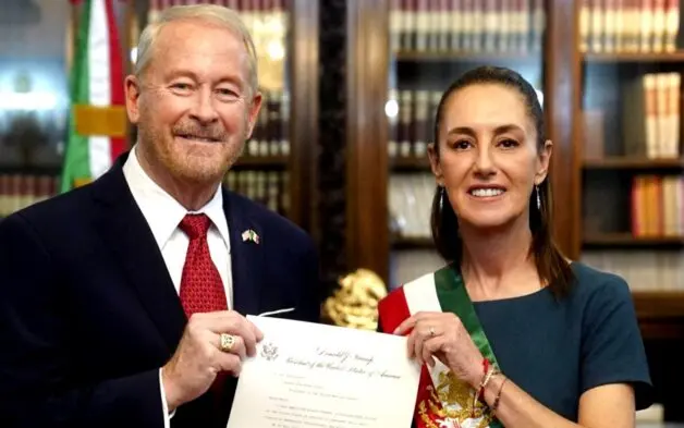 Presidenta Sheinbaum pide al embajador de los EU: “El respeto de los asuntos internos de México”