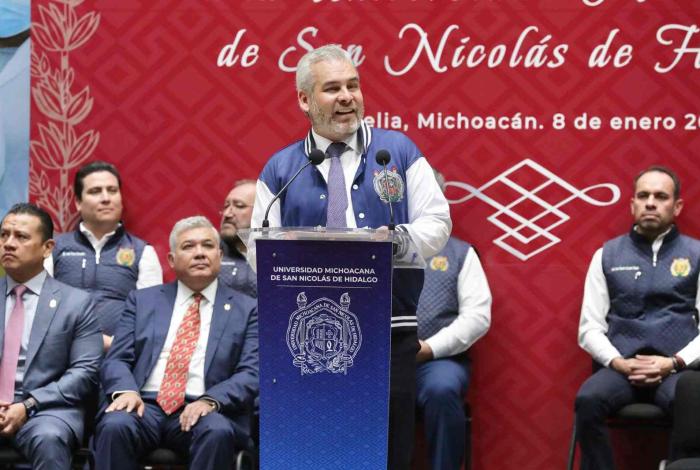 Presupuesto para UMSNH aumentará 7.35% en 2026: Bedolla