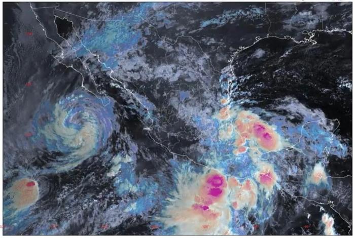 Prevén lluvias lluvias en Baja California Sur por tormenta tropical “Priscilla”