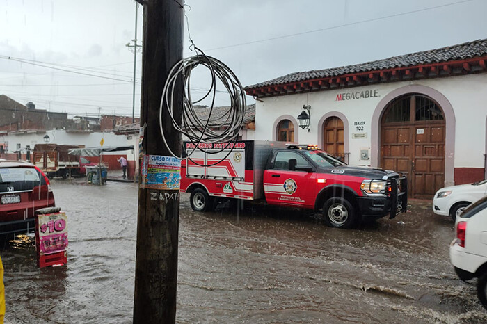 Protección Civil realiza recorridos preventivos en Pátzcuaro ante las lluvias