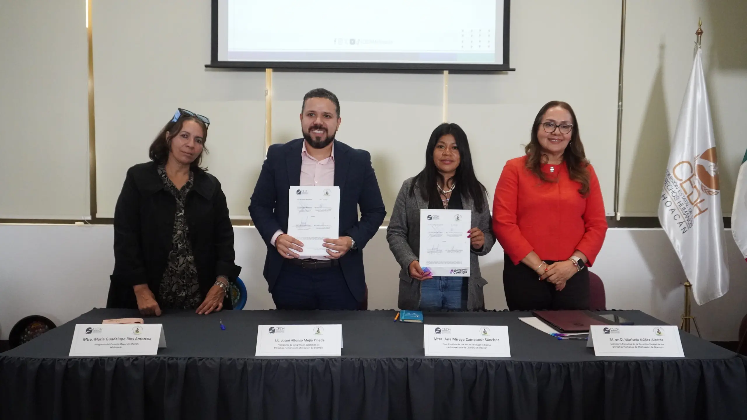 Proyecta CEDH visitaduría en la Meseta Purépecha y fortalece alianza con mujeres indígenas y afromexicanas
