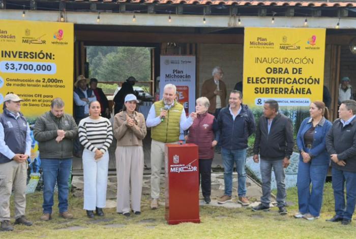 Proyecto de electricidad subterránea en Sierra Chincua ya es una realidad: Sectur