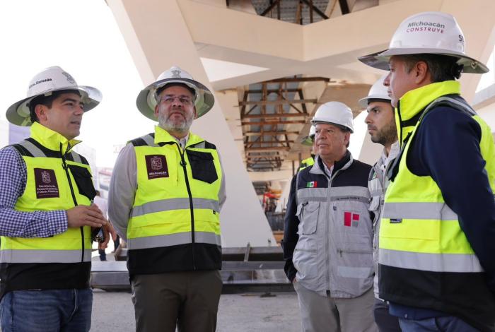 Puente norte del Paso Eréndira abrirá a la circulación antes de que termine febrero: Bedolla