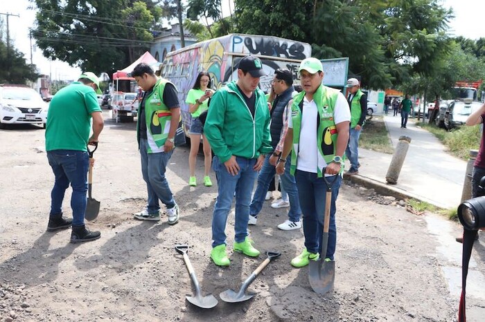 PVEM arranca acciones de bacheo en Morelia