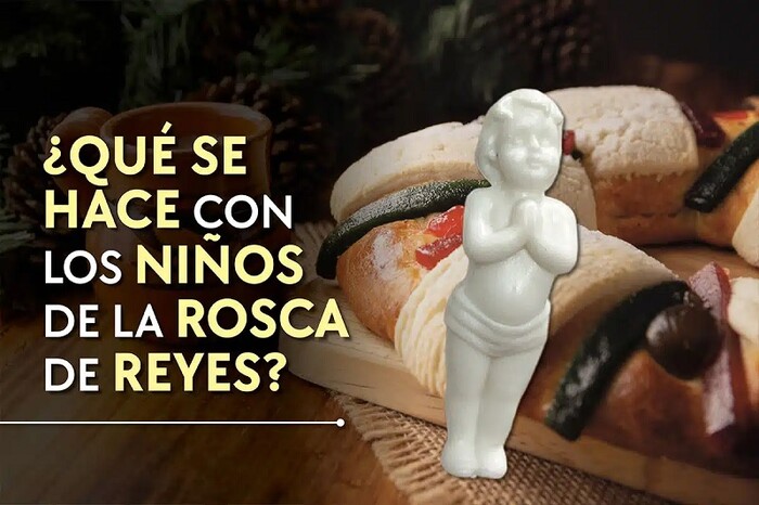 ¿Qué se hace con los niños de la Rosca de Reyes?