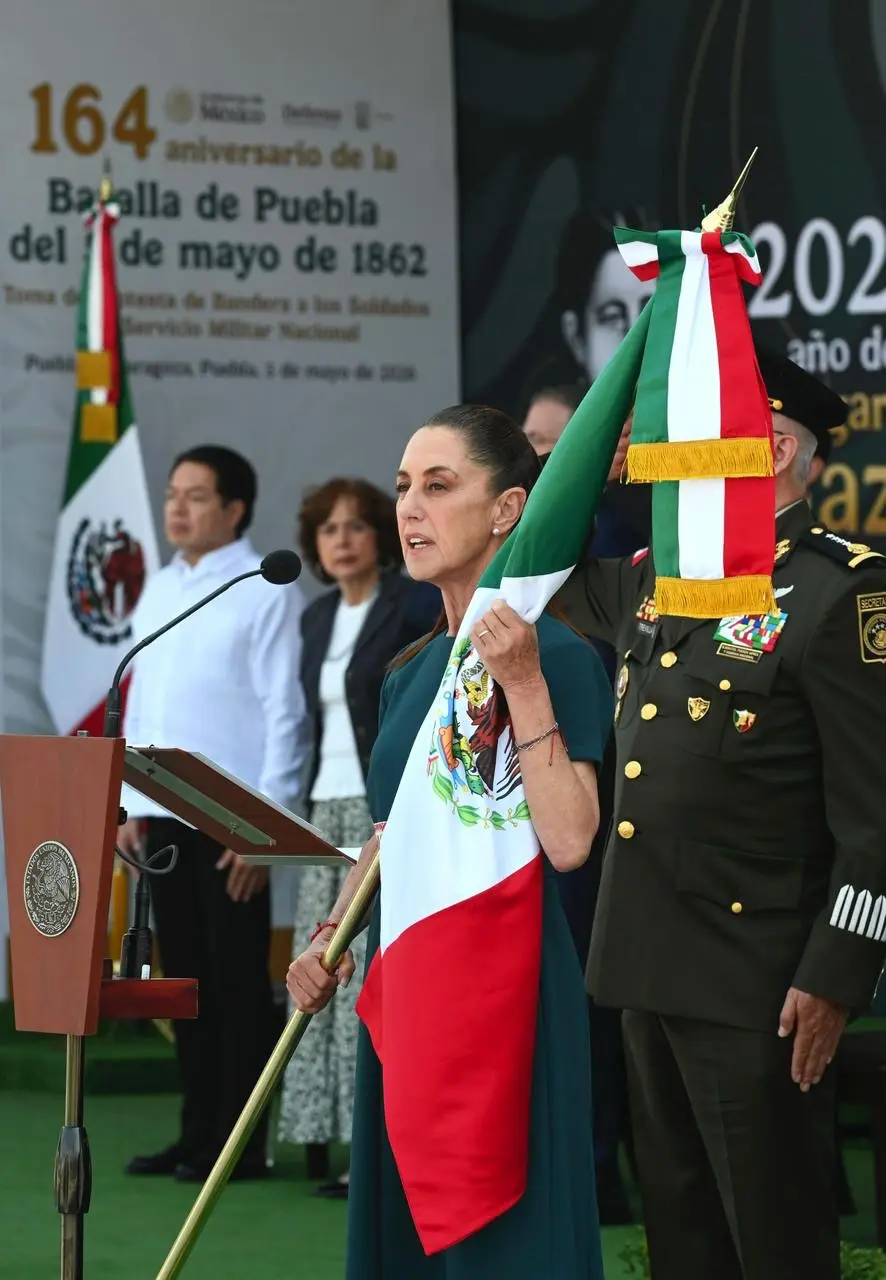 QUIENES BUSCAN APOYO EXTERNO ESTÁN DESTINADOS A LA DERROTA; NINGUNA POTENCIA EXTRANJERA NOS VA A DECIR CÓMO GOBERNAR: PRESIDENTA CLAUDIA SHEINBAUM EN 164 ANIVERSARIO DE LA BATALLA DE PUEBLA