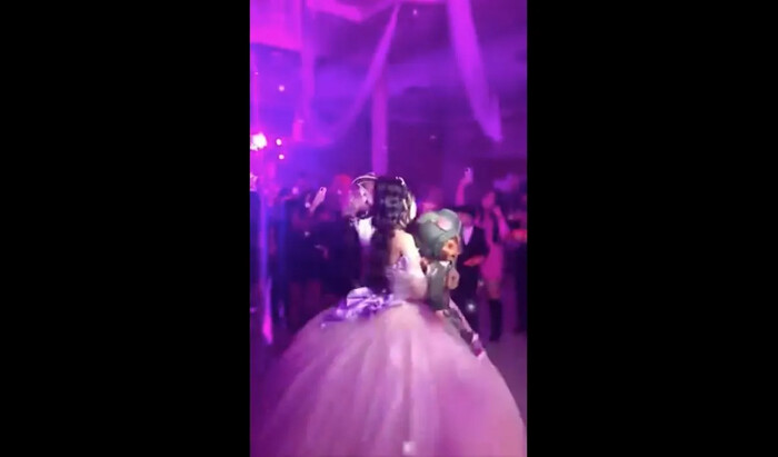 Quinceañera en Tamaulipas celebra fiesta temática de Los Chukys