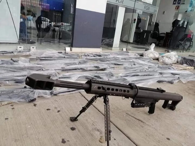 Rastreo de un rifle Barrett del CJNG desde una tienda en Florida