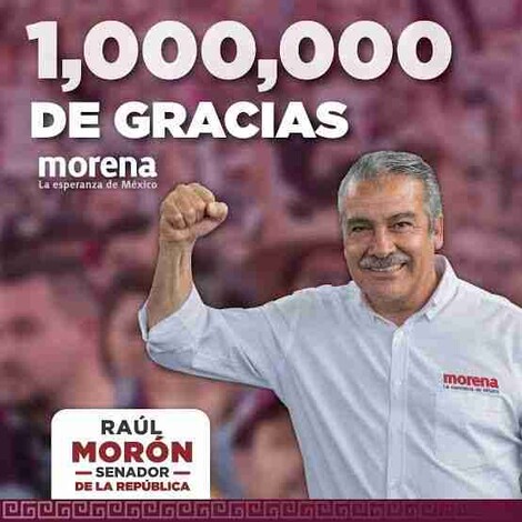 Raúl Morón la promesa de Morena al 2027