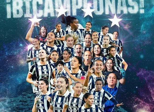 Rayadas de Monterrey “Bicampeonas” de la Liga MX Femenil