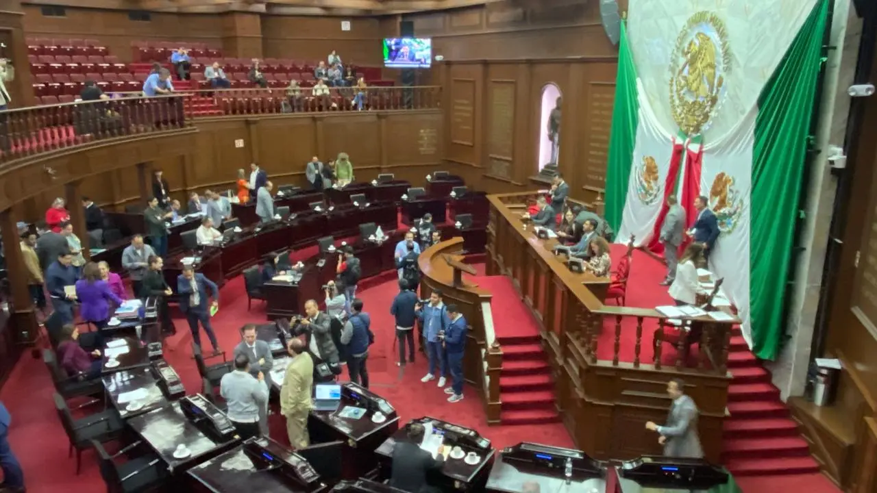 Reactivan en febrero periodo de sesiones del Congreso de Michoacán