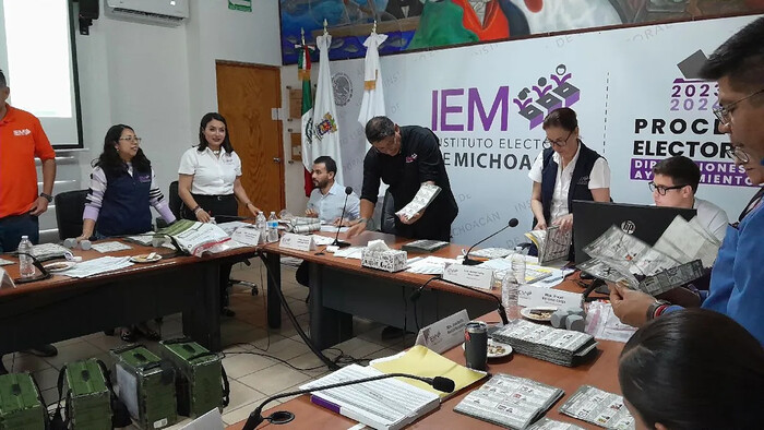 Realiza IEM recuento de votos en 13 casillas de Tiquicheo