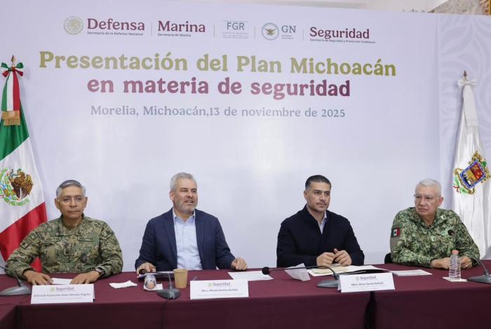 Reconoce Bedolla coordinación y avances en detención de implicado en homicidio de Carlos Manzo