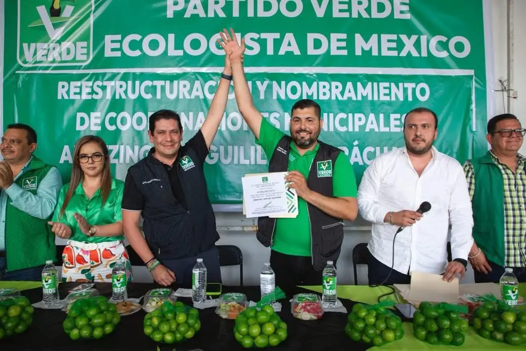 Reconoce Ernesto Núñez Aguilar el fortalecimiento del Partido Verde en Tierra Caliente