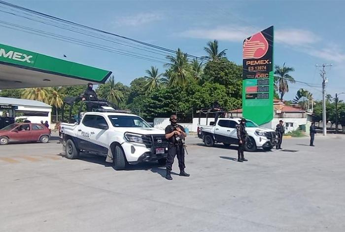 Refuerzan seguridad en gasolineras de Buenavista ante amenazas del crimen organizado