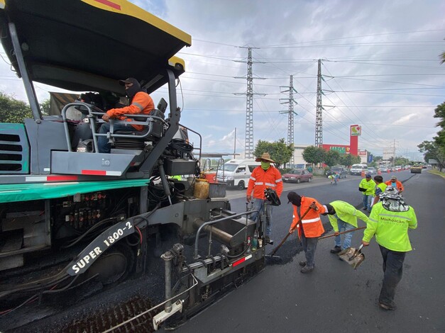 Rehabilitación de Periférico de Morelia con 81% de avance: SCOP